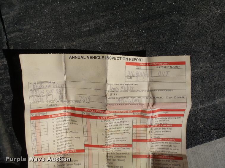 image for item DB0116 2000 Aztec double drop deck glass trailer