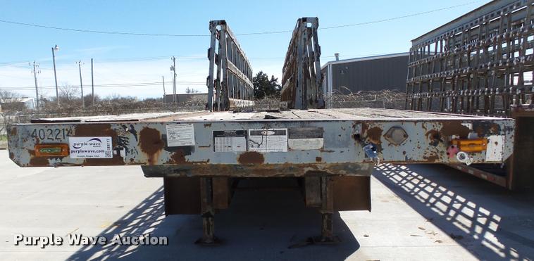 image for item DB0117 1988 Fruehauf double drop deck glass trailer