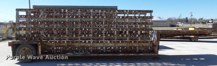 image for item DB0117 1988 Fruehauf double drop deck glass trailer