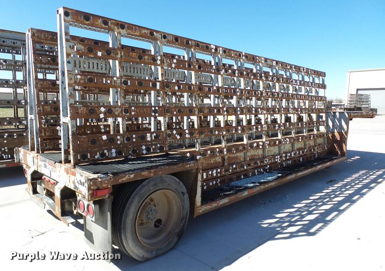 image for item DB0117 1988 Fruehauf double drop deck glass trailer