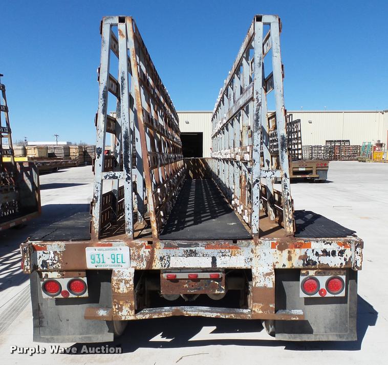 image for item DB0117 1988 Fruehauf double drop deck glass trailer