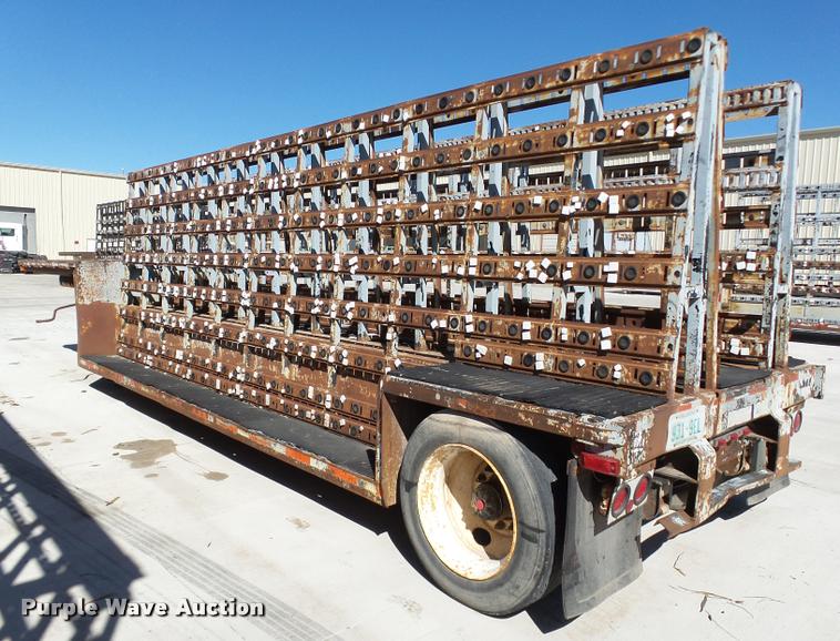 image for item DB0117 1988 Fruehauf double drop deck glass trailer
