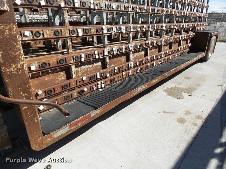 image for item DB0117 1988 Fruehauf double drop deck glass trailer