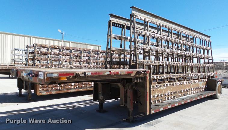image for item DB0118 1988 Fruehauf SD65-31-96 double drop deck glass trailer