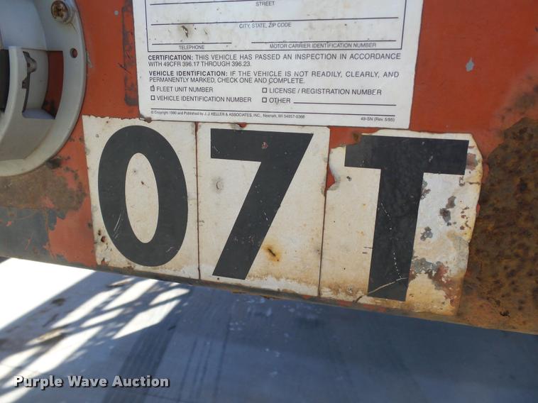 image for item DB0118 1988 Fruehauf SD65-31-96 double drop deck glass trailer