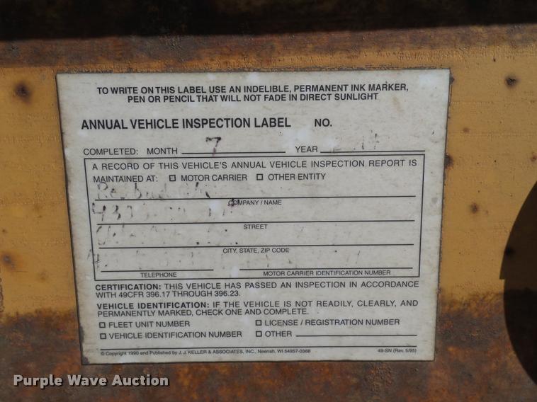 image for item DB0119 1998 XL Specialized XL80PGD drop deck trailer