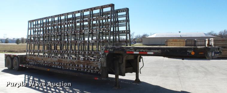 image for item DB0121 1979 Fontaine double drop deck glass trailer