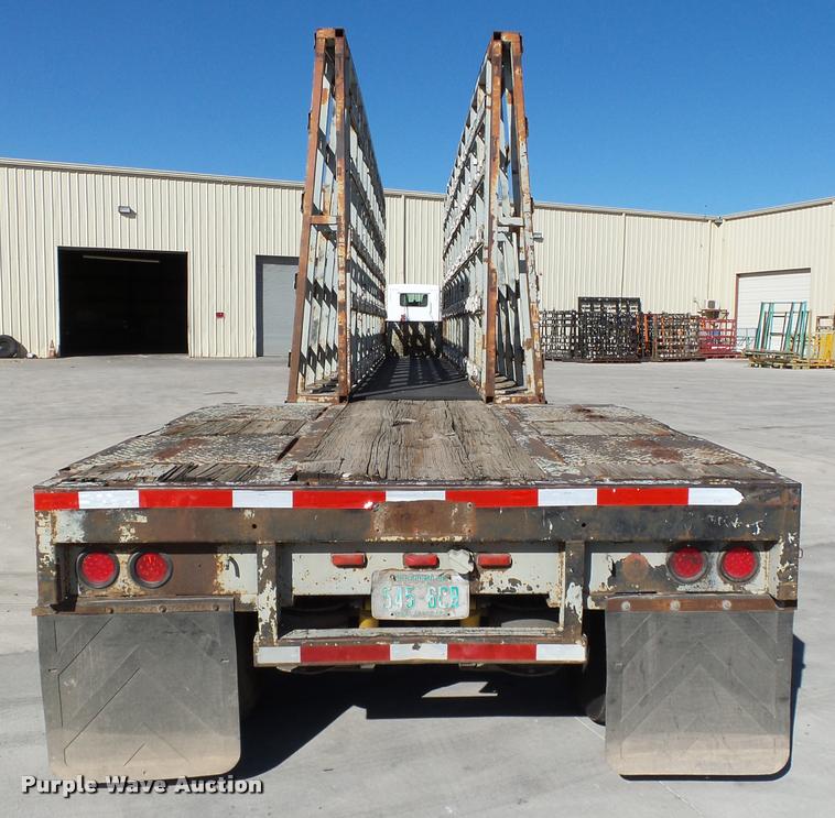 image for item DB0121 1979 Fontaine double drop deck glass trailer