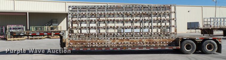 image for item DB0121 1979 Fontaine double drop deck glass trailer