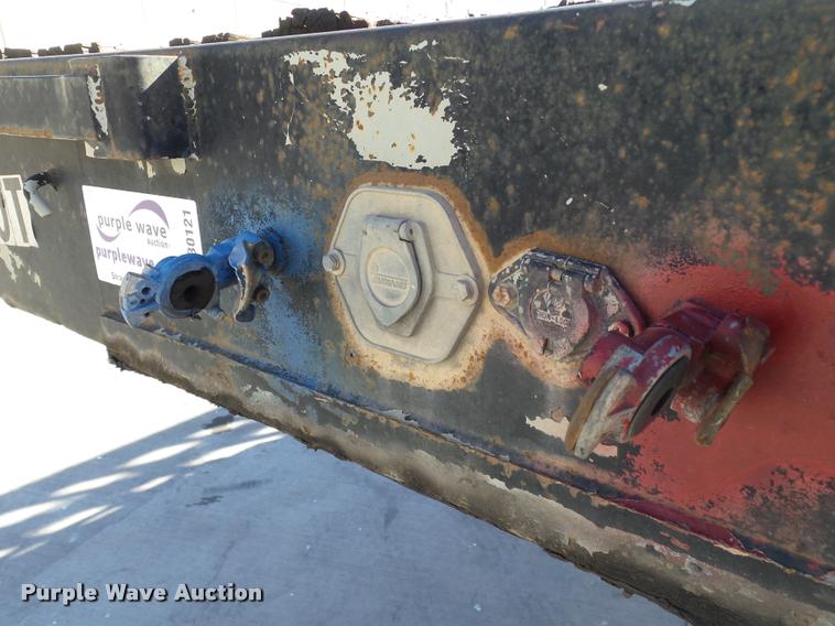 image for item DB0121 1979 Fontaine double drop deck glass trailer