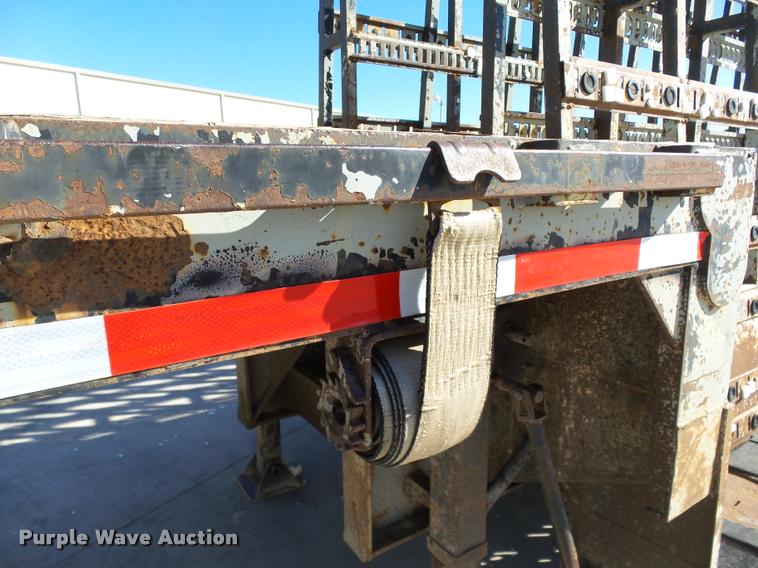 image for item DB0121 1979 Fontaine double drop deck glass trailer