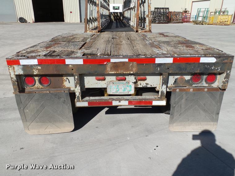 image for item DB0121 1979 Fontaine double drop deck glass trailer