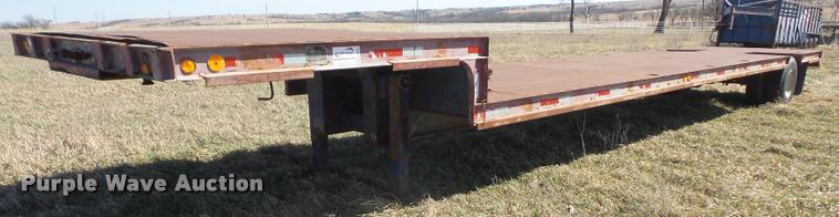 image for item DB0503 1986 American Rebel drop deck trailer