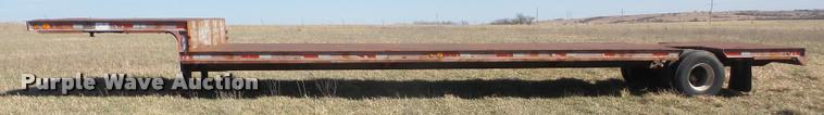 image for item DB0503 1986 American Rebel drop deck trailer