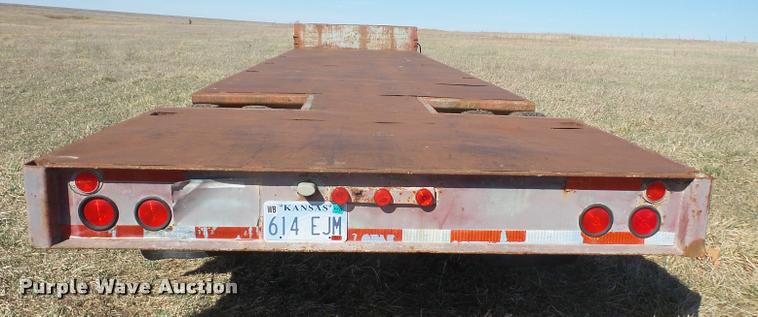 image for item DB0503 1986 American Rebel drop deck trailer