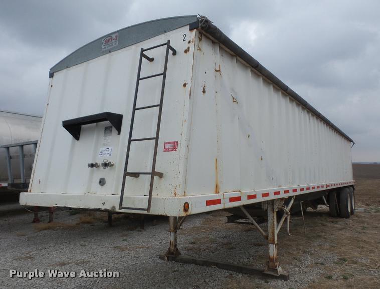 image for item DB0651 2003 Bradford Built double hopper grain trailer