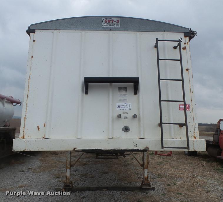 image for item DB0651 2003 Bradford Built double hopper grain trailer