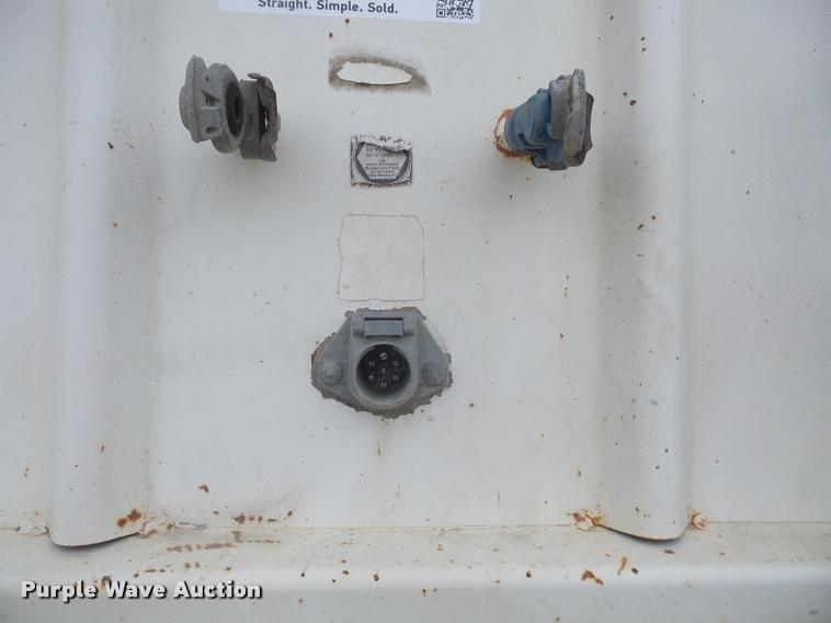 image for item DB0651 2003 Bradford Built double hopper grain trailer