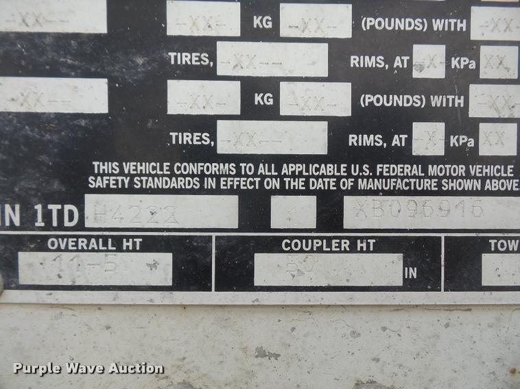 image for item DB0653 1999 Timpte Super Hopper double hopper grain trailer