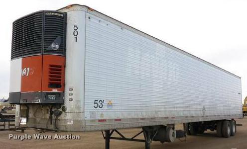 image for item F1749 2000 Wabash refrigerated van trailer