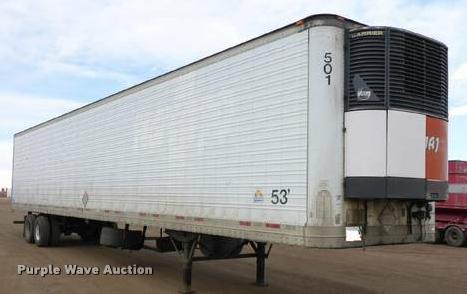 image for item F1749 2000 Wabash refrigerated van trailer
