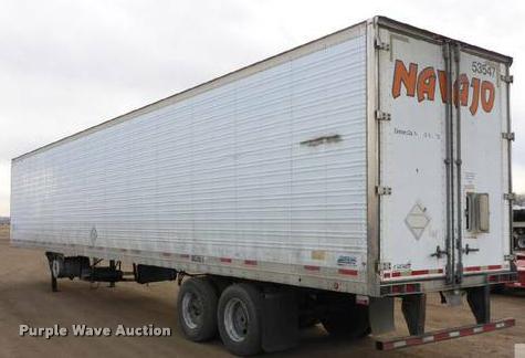 image for item F1749 2000 Wabash refrigerated van trailer