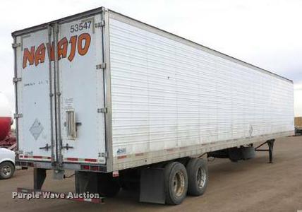 image for item F1749 2000 Wabash refrigerated van trailer