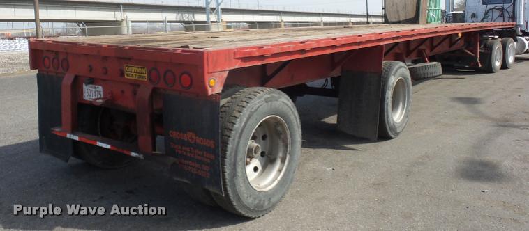 image for item J1570 1998 Fontaine flatbed trailer