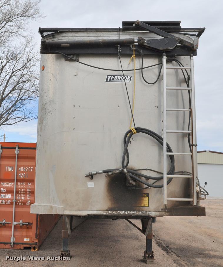 image for item L5157 2004 Trail King TI-Brook AWKFLR 53 end dump trailer