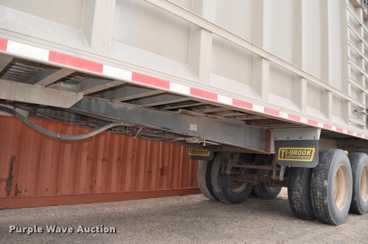 image for item L5157 2004 Trail King TI-Brook AWKFLR 53 end dump trailer