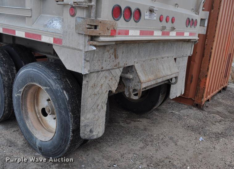 image for item L5157 2004 Trail King TI-Brook AWKFLR 53 end dump trailer