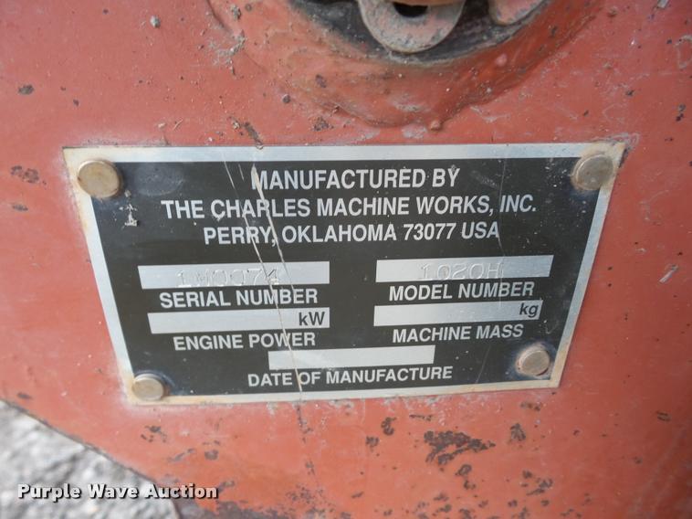 image for item AG9026 1995 Ditch Witch 1020 trencher