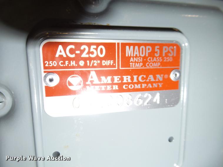 image for item AU9633 (6) American Meter AC250 gas meters