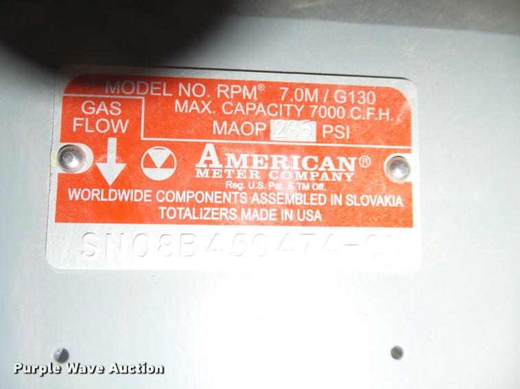 image for item AU9638 American Meter 7.0M/G130 rotary gas meter