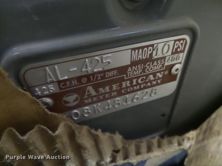 image for item AU9639 (3) American Meter AL425 gas meter
