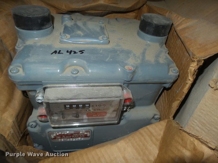 image for item AU9639 (3) American Meter AL425 gas meter