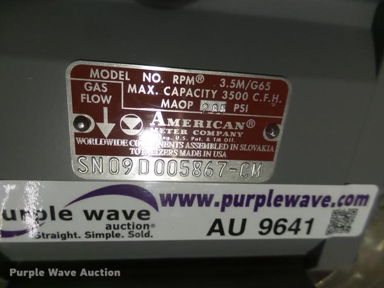 image for item AU9641 (2) American Meter 3.5M gas meters