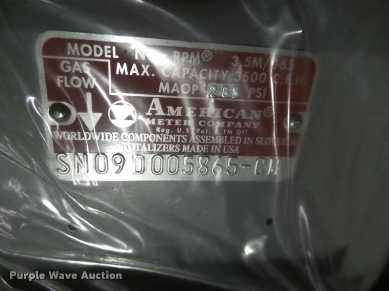 image for item AU9641 (2) American Meter 3.5M gas meters