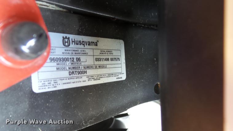 image for item BY9053 Husqvarna DRT900H tiller