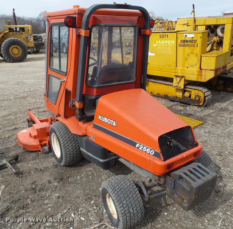 image for item CB9865 Kubota F2560 lawn mower and attachments