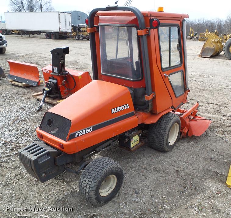 image for item CB9865 Kubota F2560 lawn mower and attachments