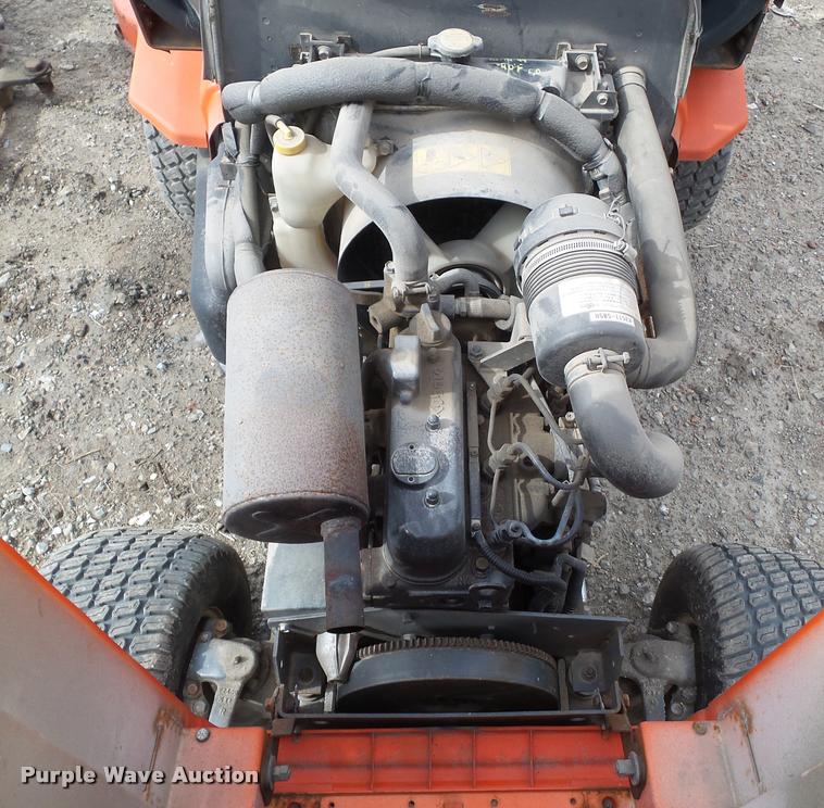image for item CB9865 Kubota F2560 lawn mower and attachments