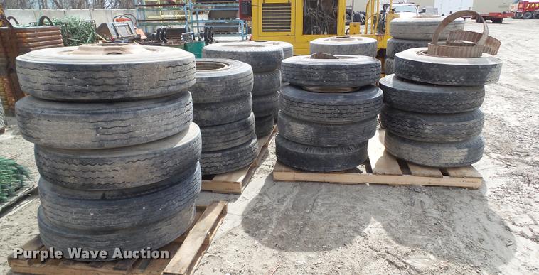 image for item CB9866 Approximately 34 tires and wheels