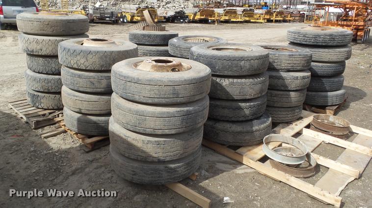 image for item CB9866 Approximately 34 tires and wheels