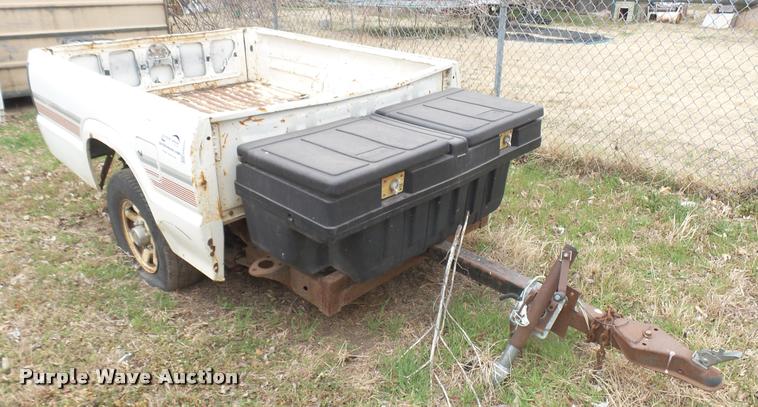 image for item DA0455 Shop built utility trailer