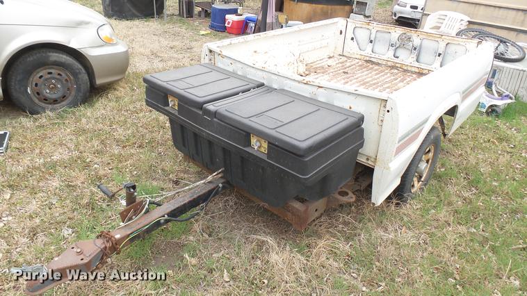 image for item DA0455 Shop built utility trailer