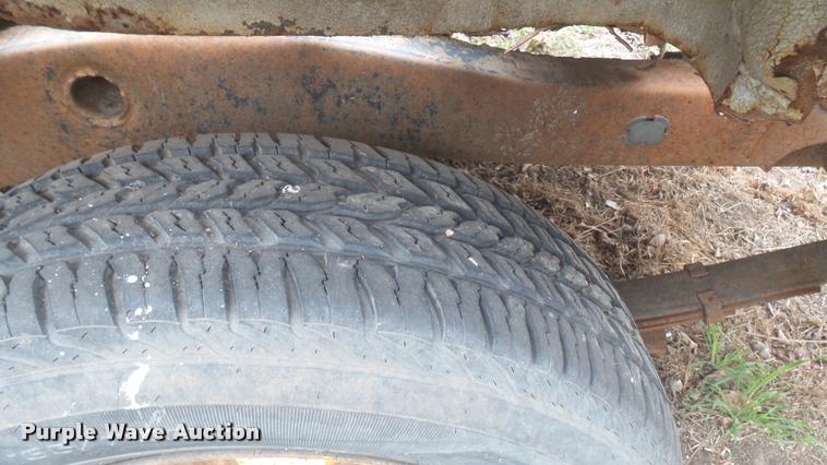 image for item DA0455 Shop built utility trailer