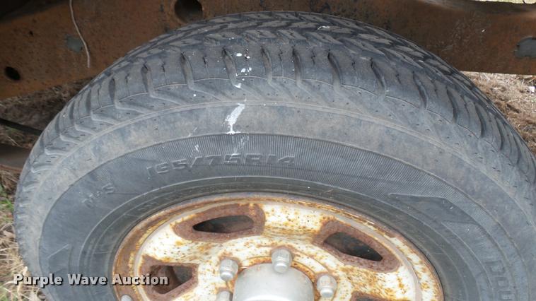 image for item DA0455 Shop built utility trailer