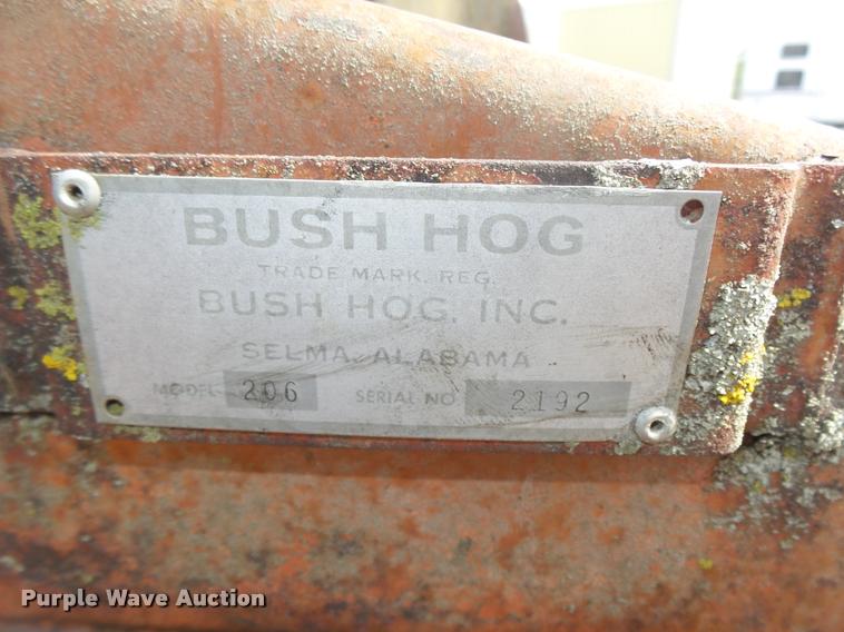 image for item DA0606 Bush Hog 206 rotary mower