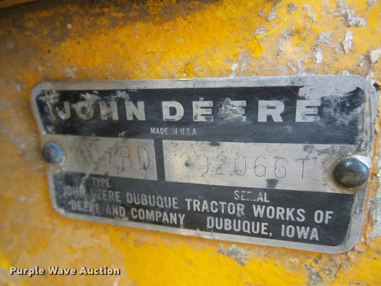 image for item DA1805 John Deere 401-B tractor